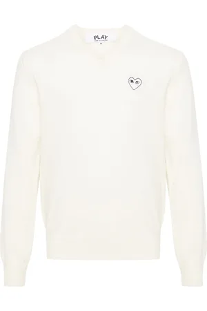 Comme des Garçons Pullover mit Herz-Patch