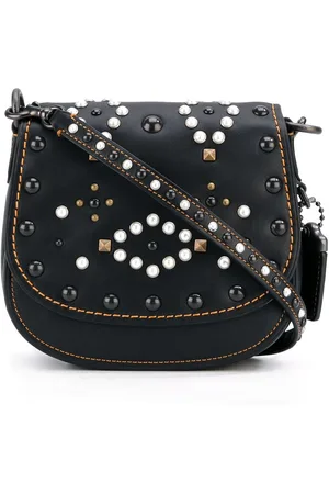 Coach Mini Schultertasche mit Nieten