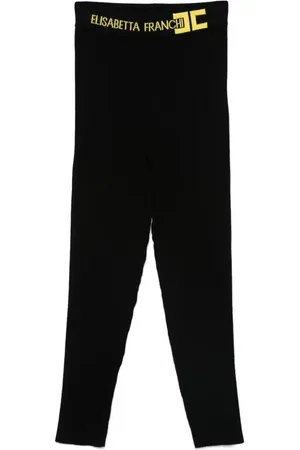 Elisabetta Franchi Hose mit Logo-Bund
