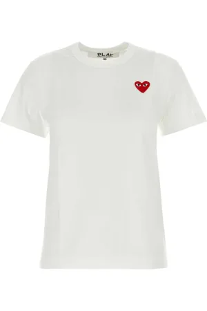 Comme des Garçons T-Shirt mit Herz-Patch