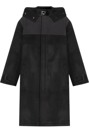 Y-3 Trenchcoat mit Kapuze