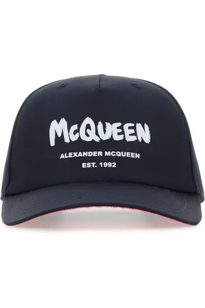 Alexander McQueen Baseballkappe mit Logo-Print