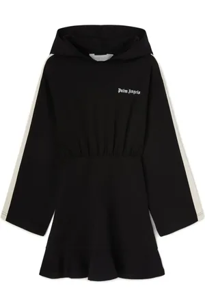 Palm Angels Kapuzenkleid mit Logo-Print