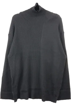 YOHJI YAMAMOTO Gerippter Pullover mit Kontrastdetails
