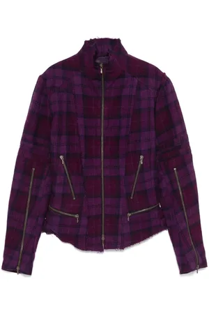 MARC LE BIHAN Jacke mit Karomuster
