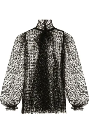Dolce & Gabbana Semi-transparente Bluse