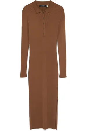 Ralph Lauren Klassisches Midikleid