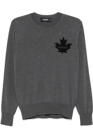 Dsquared2 Pullover mit 2D-Blatt