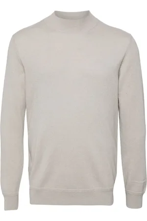 MAN ON THE BOON. Kaschmirpullover mit Stehkragen