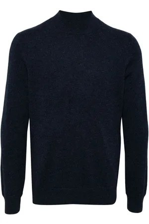 MAN ON THE BOON. Kaschmirpullover mit Stehkragen