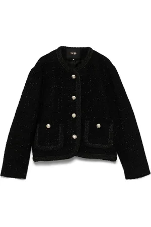 Maje Cropped-Jacke aus Tweed