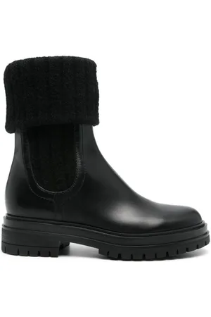 Gianvito Rossi Stiefeletten mit Umschlag 45mm