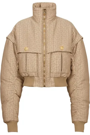Balmain Gesteppte Labyrinth Jacke