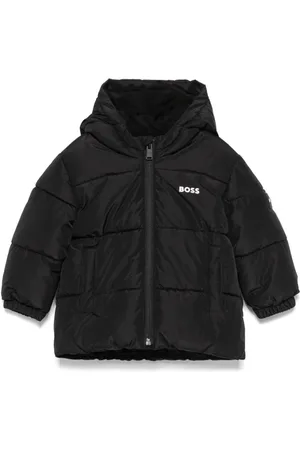 HUGO BOSS Gefütterte Jacke mit Logo-Print