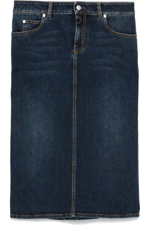 Alexander McQueen Bleistiftrock aus Denim