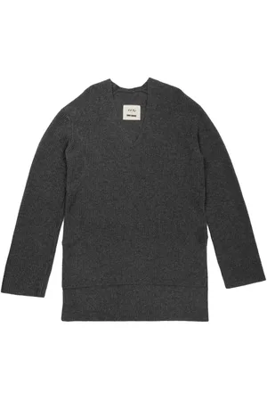 UMA WANG X 1436 Pullover mit V-Ausschnitt