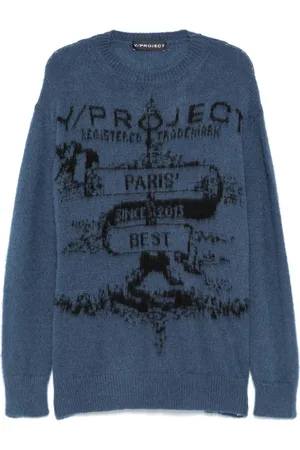 Y / PROJECT Pullover mit Logo-Print