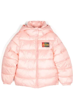 Moschino Gefütterte Jacke mit Logo-Patch