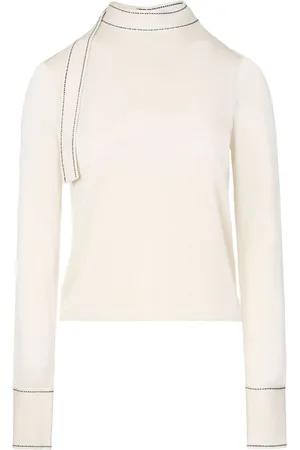 PORTS 1961 Pullover mit Kontrastnähten