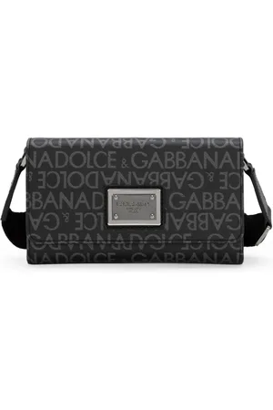 Dolce & Gabbana Beschichtete Jacquard-Umhängetasche