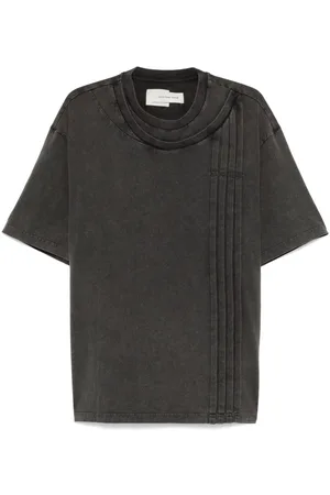 Feng Chen Wang T-Shirt mit Biesendetail