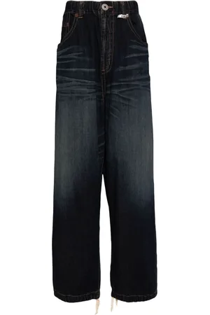 Maison Mihara Yasuhiro Jeans mit Logo-Patch
