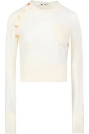 PORTS 1961 Pullover mit Logo-Knopf
