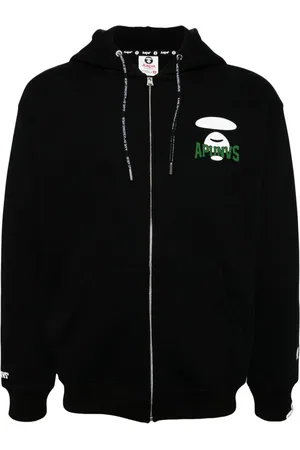 A Bathing Ape Kapuzenjacke mit Logo-Print