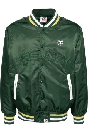A Bathing Ape Bomberjacke mit Logo-Patch