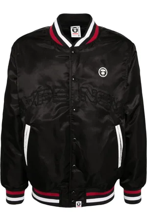 A Bathing Ape Bomberjacke mit Logo-Patch