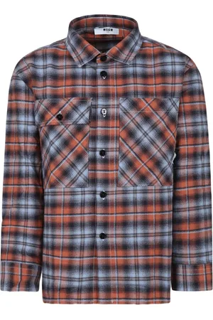 Msgm Hemd mit Karomuster
