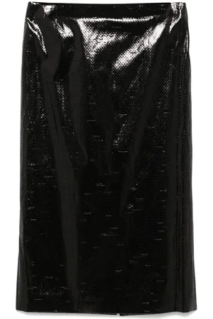 Alexander McQueen Bleistiftrock aus Tarpaulin