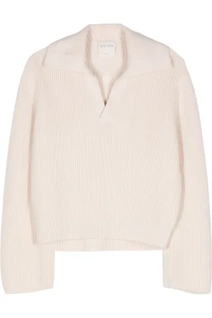 FORTE FORTE Pullover mit Spreizkragen