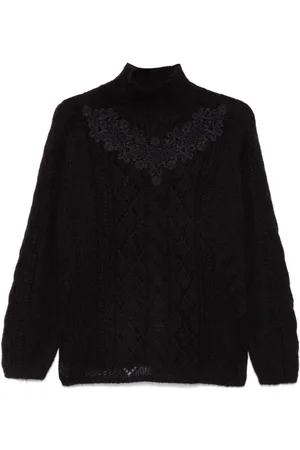 Twin-Set Pullover mit Spitzendetail