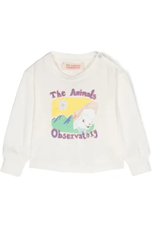 The Animals Observatory T-Shirt mit Logo-Print