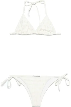 Balmain Bikini im Glitter-Look mit Logo