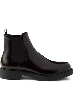 Prada Chelsea-Boots mit gebürstetem Finish