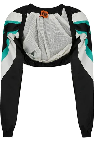Colville X Diadora Cropped-Jacke mit Logo