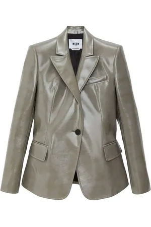 Msgm Blazer aus Faux-Leder
