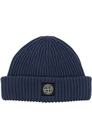 Stone Island Beanie mit Kompass-Patch