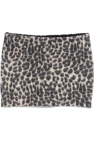 BLUMARINE Minirock mit Leopardenmuster