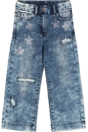 MONNALISA Jeans mit Kristallen