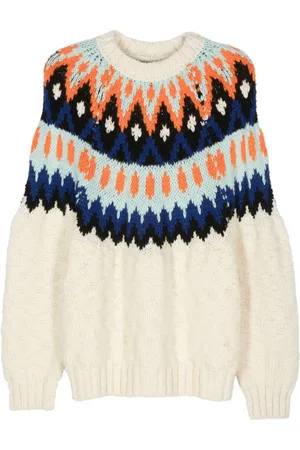 FORTE FORTE Pullover mit Fair-Isle-Motiv