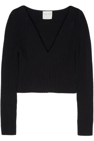 FORTE FORTE Gerippter Cropped-Pullover