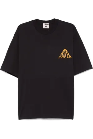 A PAPER KID T-Shirt mit Logo-Print