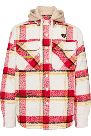 A Bathing Ape Kapuzenjacke mit Karomuster
