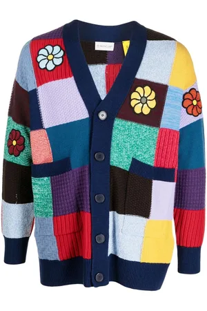 Moncler Cardigan im Patchwork-Design