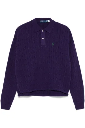 Ralph Lauren Polo-Pullover mit Zopfmuster