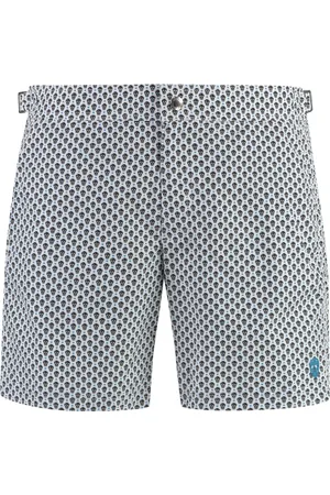Alexander McQueen Badeshorts mit Totenkopf-Print