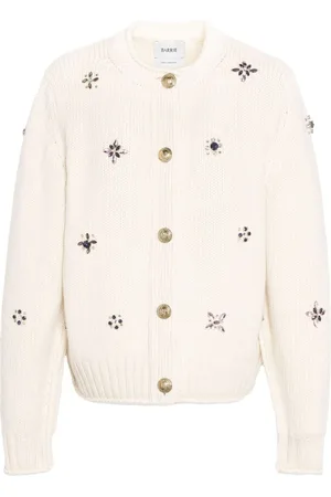 Barrie Cardigan mit Stickerei